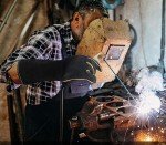 Heat Resistant Long Sleeve BBQ and Welding Gloves