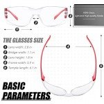 64 Pairs Anti-Fog Safety Glasses for Adults