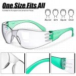 64 Pairs Anti-Fog Safety Glasses for Adults