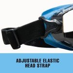 SolidWork Anti-Fog Safety Goggles with Adjustable Headband