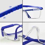 Adjustable Safety Glasses - 5-Pack Fog-Proof Set