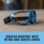 SolidWork Anti-Fog Safety Goggles with Adjustable Headband