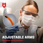 NoCry UV Protection Safety Glasses Over Eyeglasses