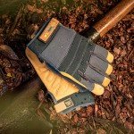 HydraHyde Water-Resistant Cowhide Work Gloves, Large