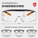 NoCry UV Protection Safety Glasses Over Eyeglasses