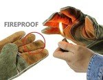 INNO STAGE Leather Welding Gloves with Long Sleeves