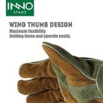 INNO STAGE Leather Welding Gloves with Long Sleeves