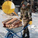 Men's Waterproof Winter Leather Work Gloves