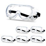 6 Pack Anti-Fog Safety Goggles – Clear Lens