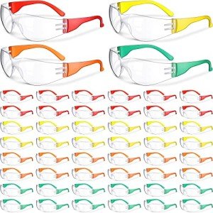 Kids Safety Goggles - 48 Pack, Impact Resistant