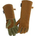 Heat Resistant Welding Gloves for BBQ and Fire Pit
