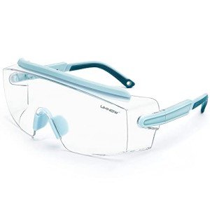 UKNOW Anti-Fog Safety Goggles for Glasses