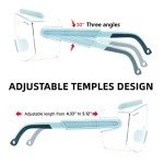 UKNOW Anti-Fog Safety Goggles for Glasses