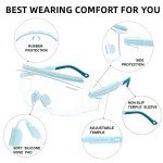 UKNOW Anti-Fog Safety Goggles for Glasses