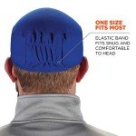 Ergodyne Chill Its 6630 Blue Sweat-Wicking Skull Cap