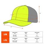 High Visibility Reflective Stretch Fit Baseball Cap