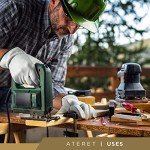 Durable Cowhide Leather Work Gloves for Drivers