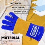 Heat-Resistant Welding Gloves for Fire Safety