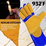 Heat-Resistant Welding Gloves for Fire Safety
