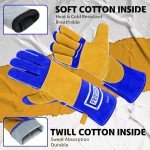 Heat-Resistant Welding Gloves for Fire Safety