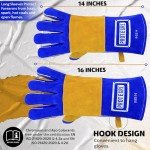 Heat-Resistant Welding Gloves for Fire Safety
