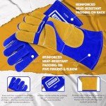 Heat-Resistant Welding Gloves for Fire Safety