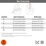 Vgo 3-Pair Cow Grain Leather Work Gloves
