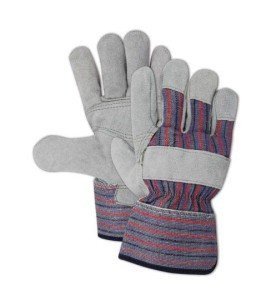 Top Gunn Double Layer Leather Palm Work Gloves