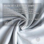 12 Pairs Cowhide Leather Work Gloves, XXL