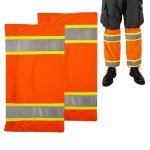 High-Visibility Reflective Leg Gaiters for Outdoor Safety