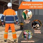 High-Visibility Reflective Leg Gaiters for Outdoor Safety