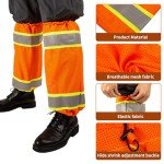 High-Visibility Reflective Leg Gaiters for Outdoor Safety