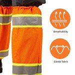 High-Visibility Reflective Leg Gaiters for Outdoor Safety