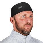 Ergodyne 3-Pack Black Safety Caps for Adults