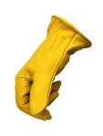 Heavy Duty Cowhide Leather Fencing Gloves - Large