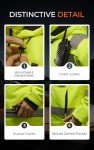 Battery-Powered Heated Hi-Vis Safety Jacket for Men