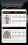 Battery-Powered Heated Hi-Vis Safety Jacket for Men