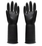 Heavy Duty Chemical Resistant Rubber Gloves, Medium