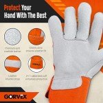 Heavy-Duty Leather Work Gloves for Tough Jobs