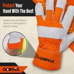 Heavy-Duty Leather Work Gloves for Tough Jobs