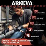 Black Nitrile Disposable Gloves - 6 Mil Safety