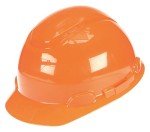 3M Hi-Vis Orange Adjustable Hard Hat, Lightweight
