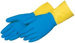 Large Chemical Resistant Gloves - Pack of 12