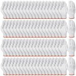 100 Pairs Cotton Safety Gloves for Outdoor Use