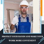 100 Pairs Cotton Safety Gloves for Outdoor Use