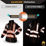 Women's Hi-Vis Reflective Safety Bomber Jacket