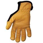 Youngstown FR Mechanic Gloves - Black/Tan, Large