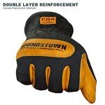 Youngstown FR Mechanic Gloves - Black/Tan, Large