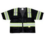High Visibility Mesh Safety Vest with Pockets