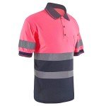 Hi-Vis Polo Shirt with Pockets for Work